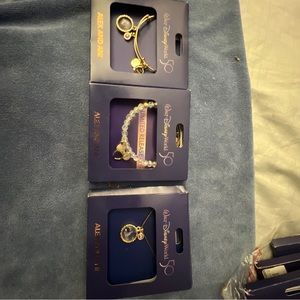 Walt Disney World 50th Anniversary Castle Goldtone Bracelet by Alex and Ani lot